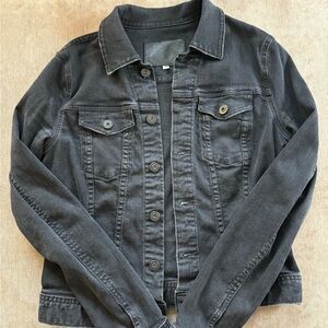 AG Black Denim Jacket - Size M